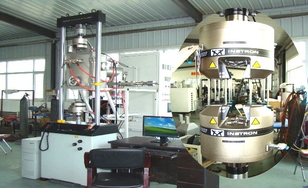High temperature vacuum tension and compression testing machine