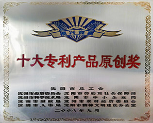 十大专利产品原创奖